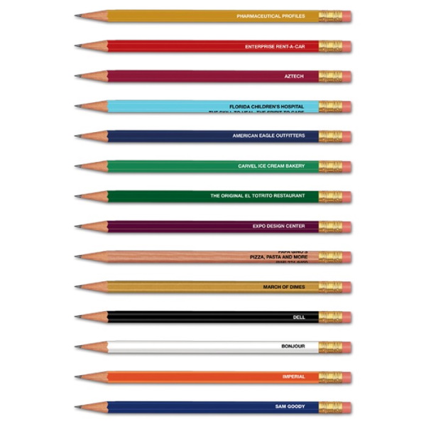 SGS0056 Hex Standard Pencil With Eraser And Cus...
